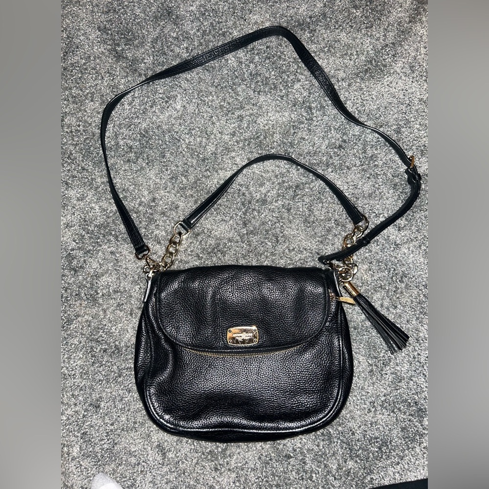 Michael Kors Black Leather Purse